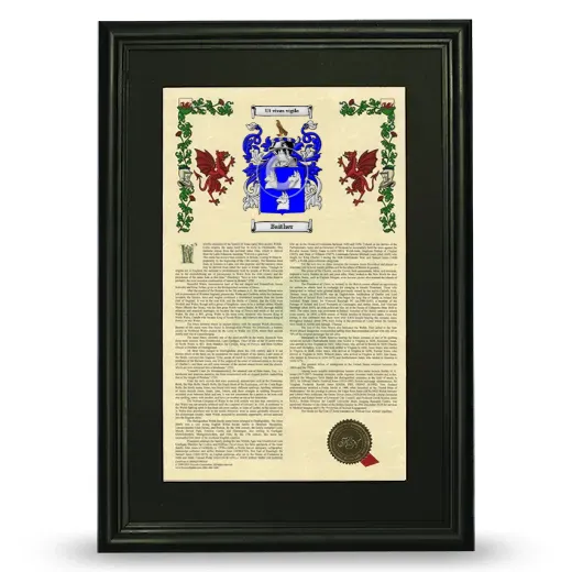 Baither Deluxe Armorial Framed - Black