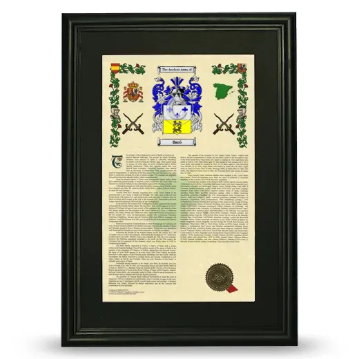 Baró Deluxe Armorial Framed - Black