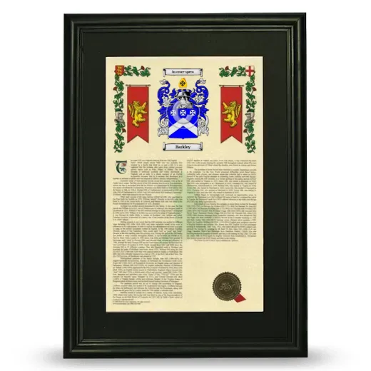 Barkley Deluxe Armorial Framed - Black