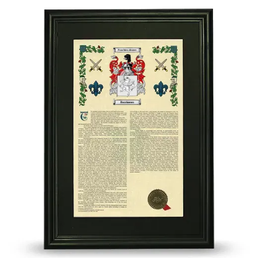 Barrineau Deluxe Armorial Framed - Black
