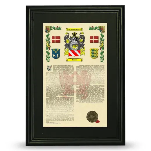 Bauer Deluxe Armorial Framed - Black