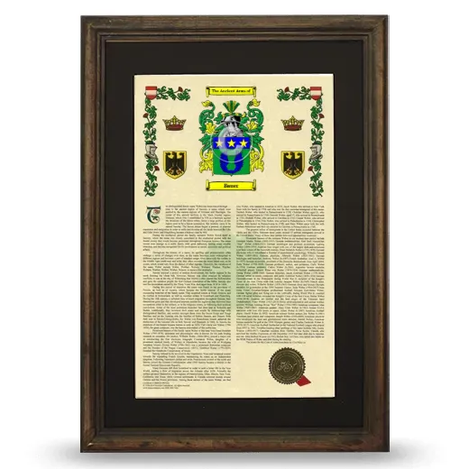Bauer Deluxe Armorial Framed - Brown