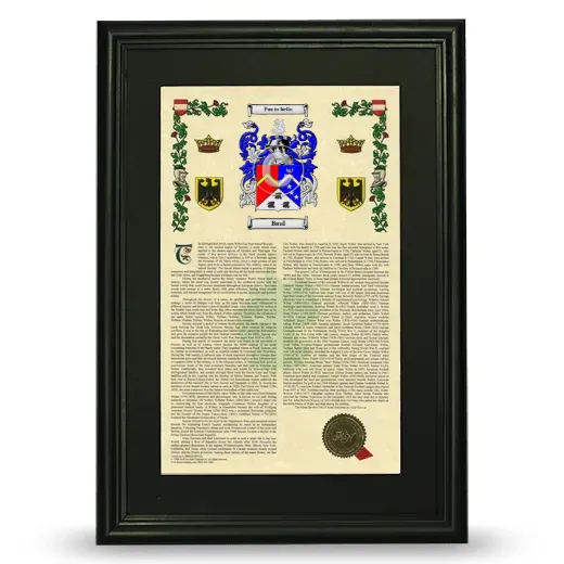 Baul Deluxe Armorial Framed - Black
