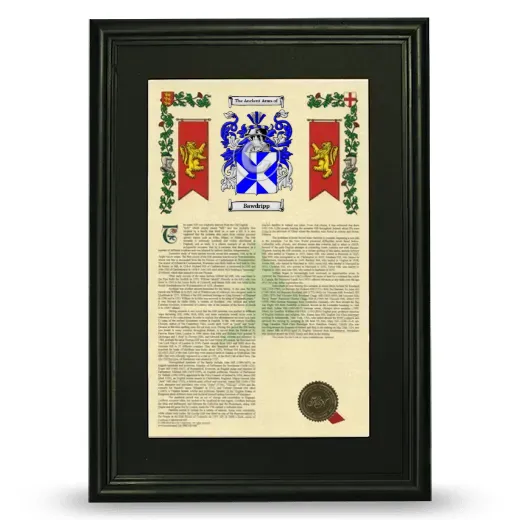 Bawdripp Deluxe Armorial Framed - Black