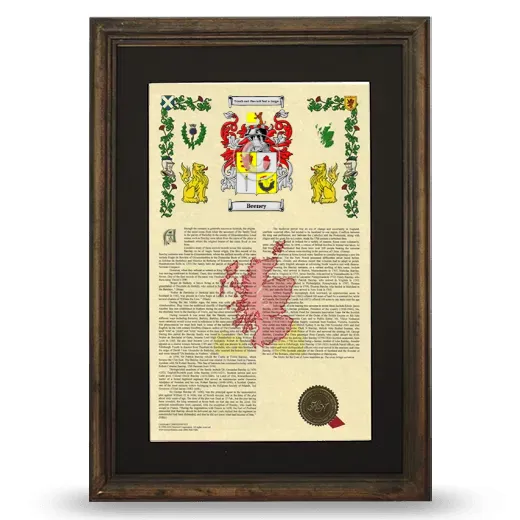 Beeney Deluxe Armorial Framed - Brown