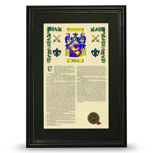 Bellivaux Deluxe Armorial Framed - Black
