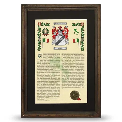 Benelli Deluxe Armorial Framed - Brown