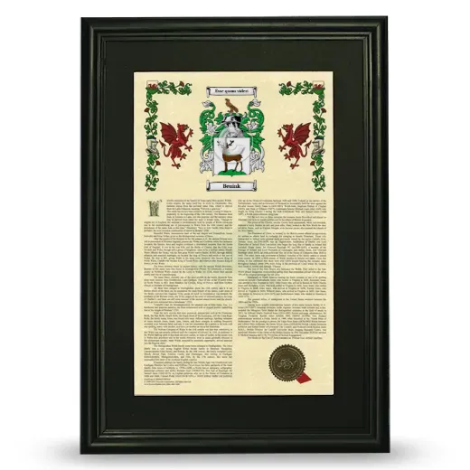 Beuink Deluxe Armorial Framed - Black