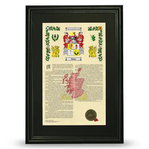 Beuns Deluxe Armorial Framed - Black