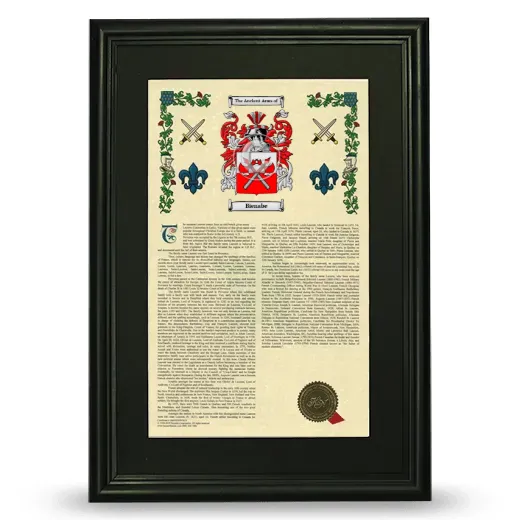 Bienabe Deluxe Armorial Framed - Black