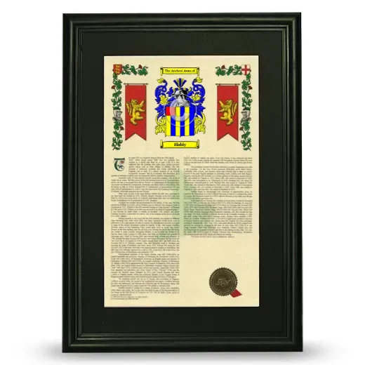 Blably Deluxe Armorial Framed - Black
