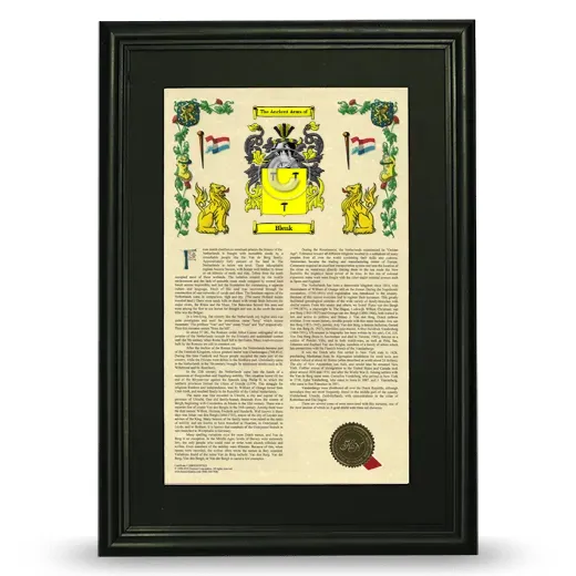 Blenk Deluxe Armorial Framed - Black