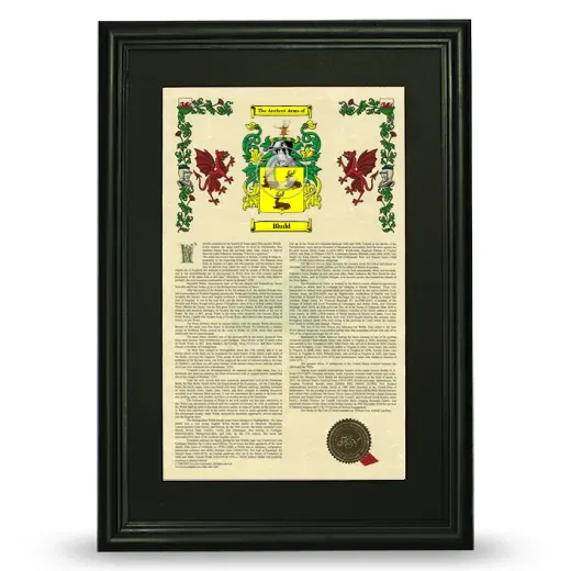 Bludd Deluxe Armorial Framed - Black