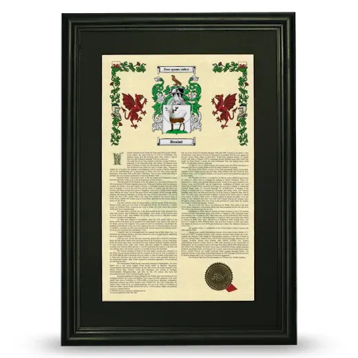Boaint Deluxe Armorial Framed - Black