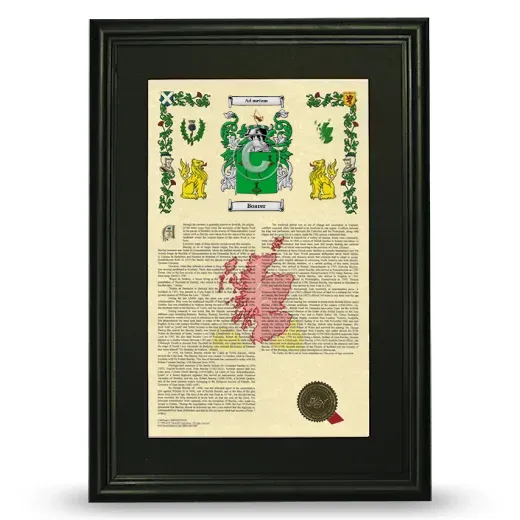 Boarer Deluxe Armorial Framed - Black