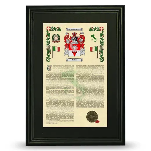 Boboe Deluxe Armorial Framed - Black
