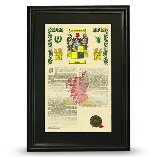 Bodien Deluxe Armorial Framed - Black