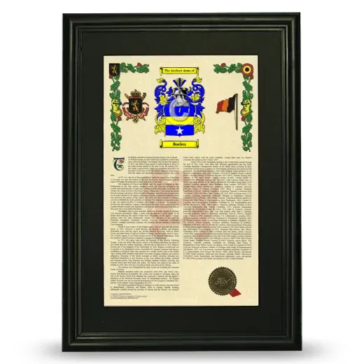 Boelen Deluxe Armorial Framed - Black