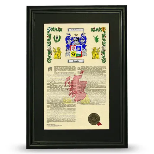 Boughe Deluxe Armorial Framed - Black