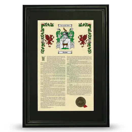 Boyine Deluxe Armorial Framed - Black