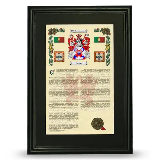 Bragan Deluxe Armorial Framed - Black