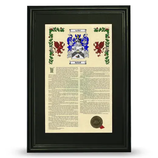 Bythell Deluxe Armorial Framed - Black