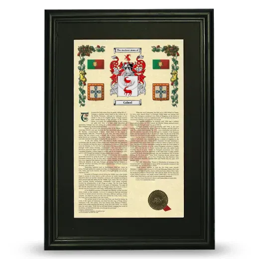 Cabrel Deluxe Armorial Framed - Black