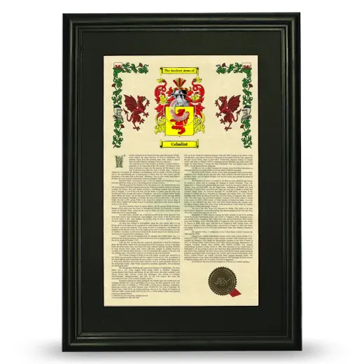 Cahalint Deluxe Armorial Framed - Black