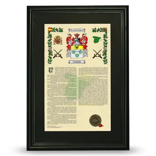 Cardonan Deluxe Armorial Framed - Black