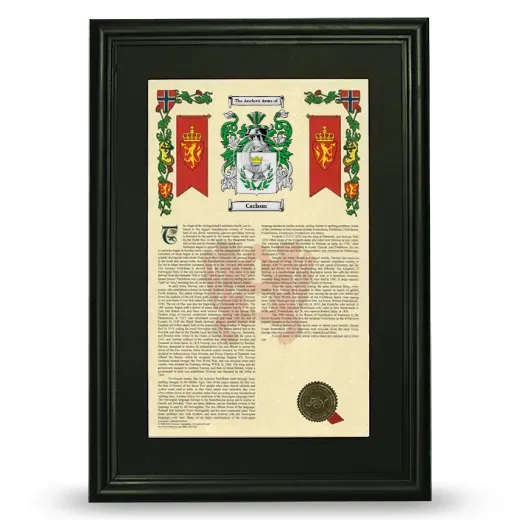 Carlson Deluxe Armorial Framed - Black