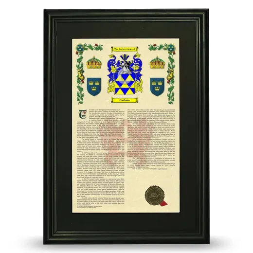 Carlson Deluxe Armorial Framed - Black