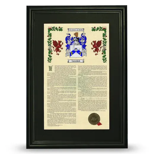 Carradack Deluxe Armorial Framed - Black
