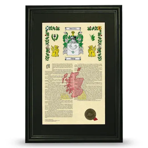 Chaip Deluxe Armorial Framed - Black