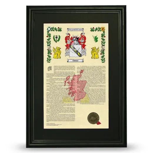 Chensy Deluxe Armorial Framed - Black
