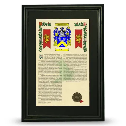 Chillman Deluxe Armorial Framed - Black