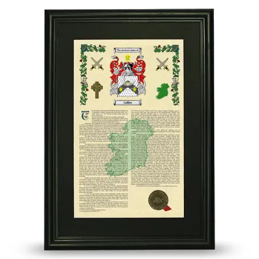 Collee Deluxe Armorial Framed - Black