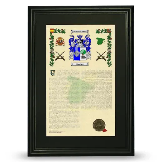 Conches Deluxe Armorial Framed - Black