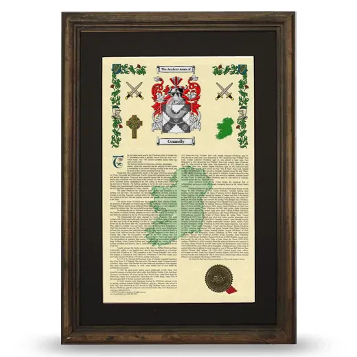 Connolly Deluxe Armorial Framed - Brown