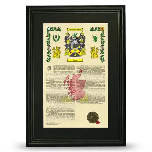 Corry Deluxe Armorial Framed - Black