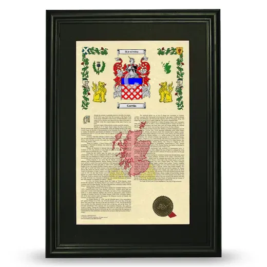 Corvin Deluxe Armorial Framed - Black
