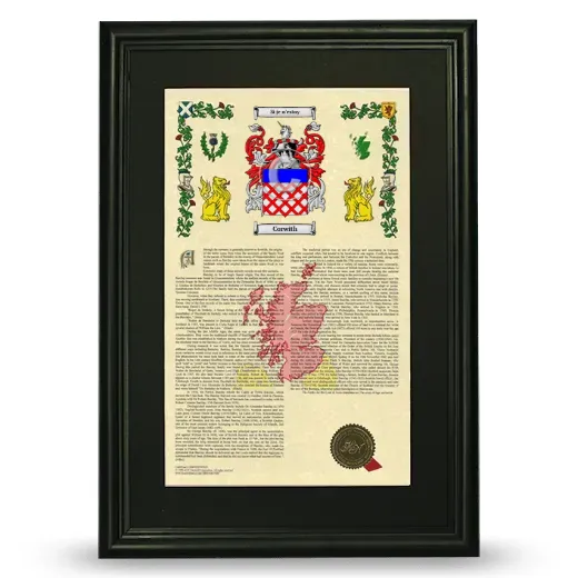 Corwith Deluxe Armorial Framed - Black