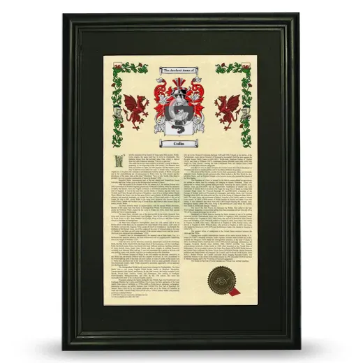Cufin Deluxe Armorial Framed - Black