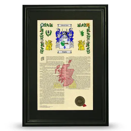 Daglay Deluxe Armorial Framed - Black
