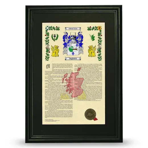 Dagleitch Deluxe Armorial Framed - Black