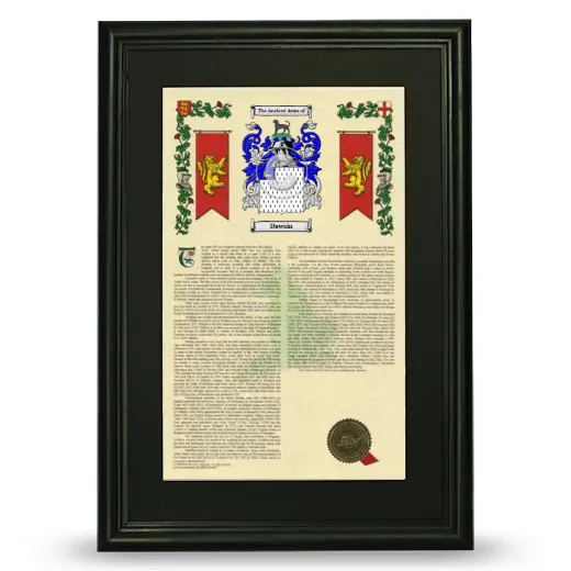 Dawsin Deluxe Armorial Framed - Black