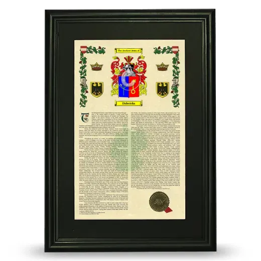 Didericks Deluxe Armorial Framed - Black