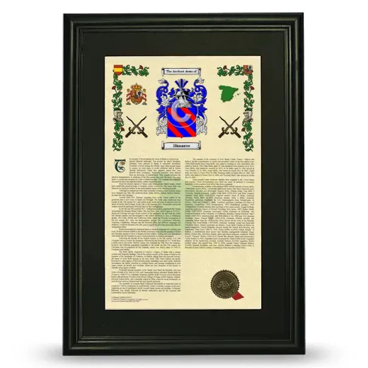 Dimarco Deluxe Armorial Framed - Black