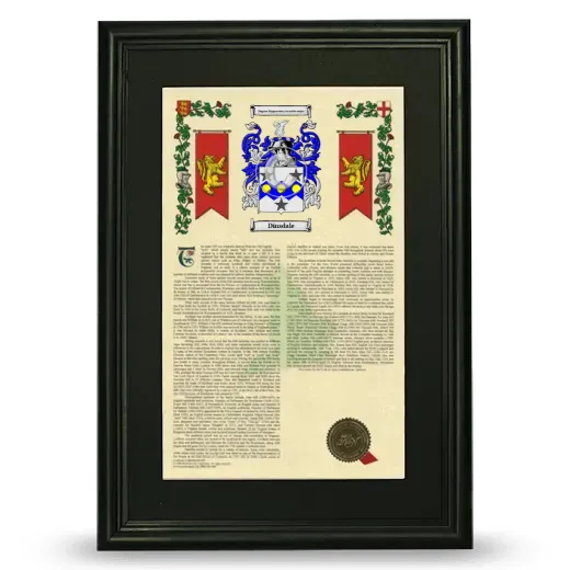 Dinsdale Deluxe Armorial Framed - Black
