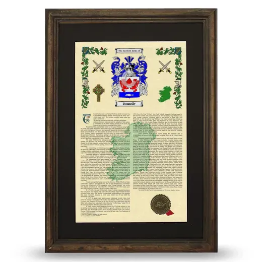Donnelly Deluxe Armorial Framed - Brown