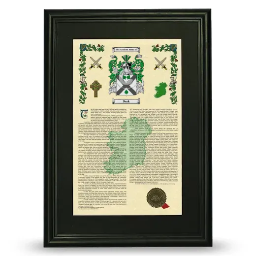 Durk Deluxe Armorial Framed - Black